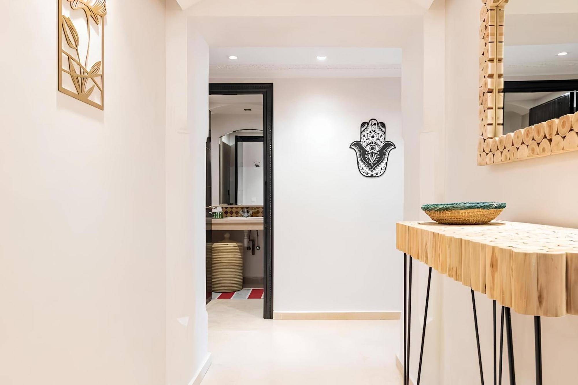 C-Appartement De Luxe Plein Centre De Gueliz Avec Piscine Parking Wifi Netflix Marrakesh Exterior foto